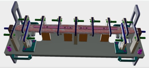 Plastic part inspection gauge 1